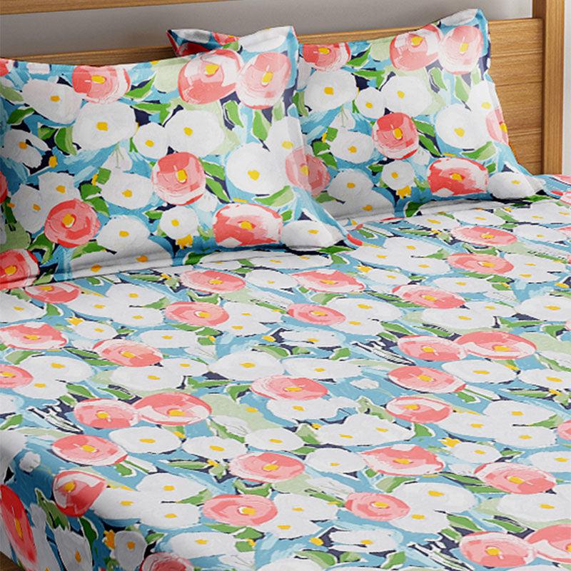 Buy Liam Floral Bedsheet Bedsheets from Vaaree