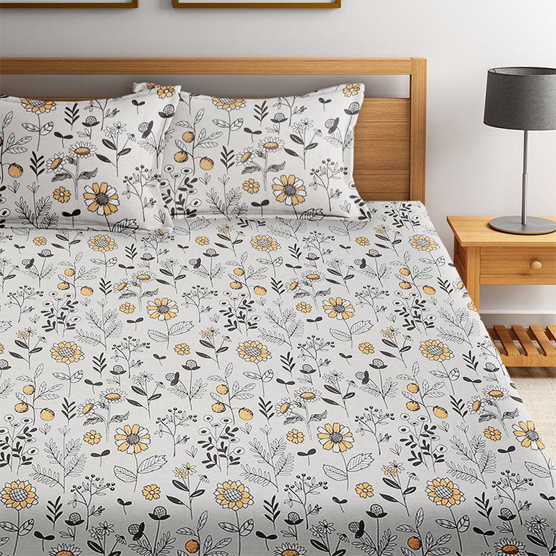 Buy Byron Floral Bedsheet Bedsheets from Vaaree