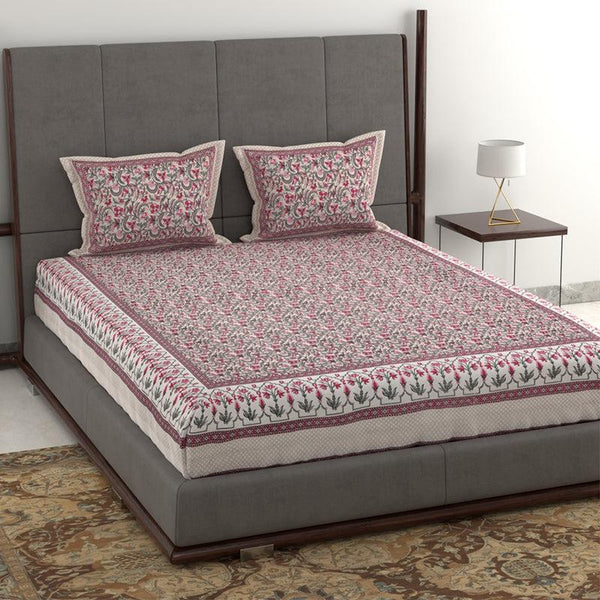 Buy Quilo Ethic Bedsheet - Brown Bedsheets from Vaaree