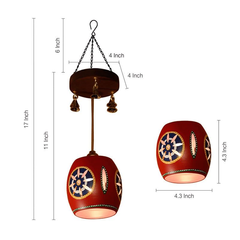 Buy Amba Ethnic Pendant Lamp Ceiling Lamp from Vaaree