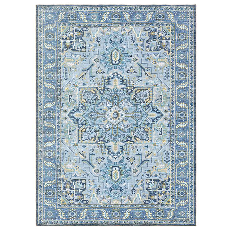 Buy Noah Ethnic Carpet - Sky Blue Carpet from Vaaree