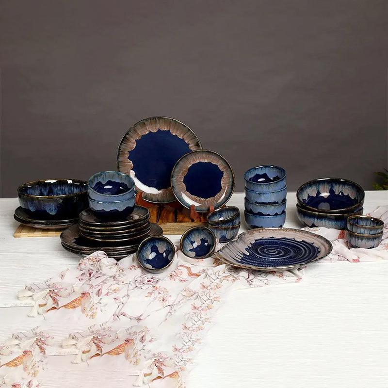 Buy Halmi Handmade Dinner Set - Twenty Eight Piece Set Dinner Set from Vaaree