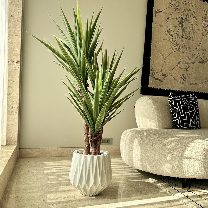 Buy Faux Yucca Tree - 4 Feet Artificial Plants from Vaaree