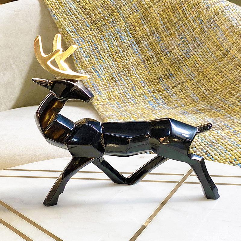 Buy Stag Siro Showpiece - Black Showpiece from Vaaree