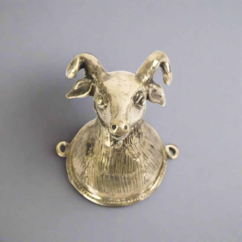 Wall Accents - Antique Goat Wall Hanging