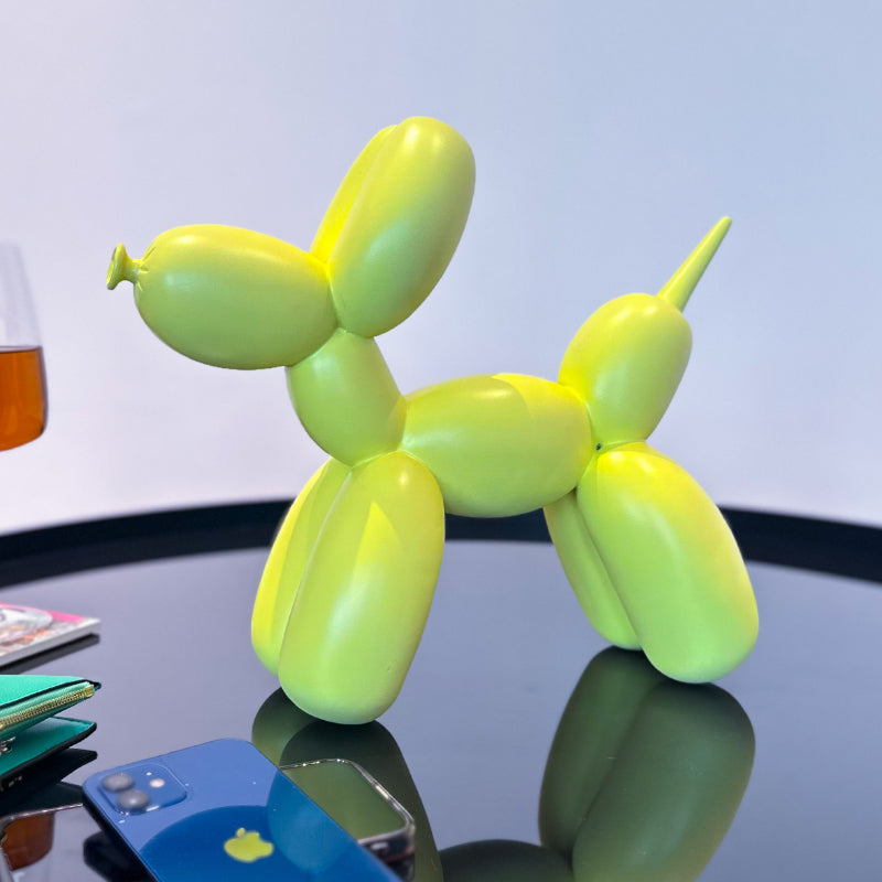 Buy Balloon Dog Showpiece - Lemon Yellow Showpiece from Vaaree