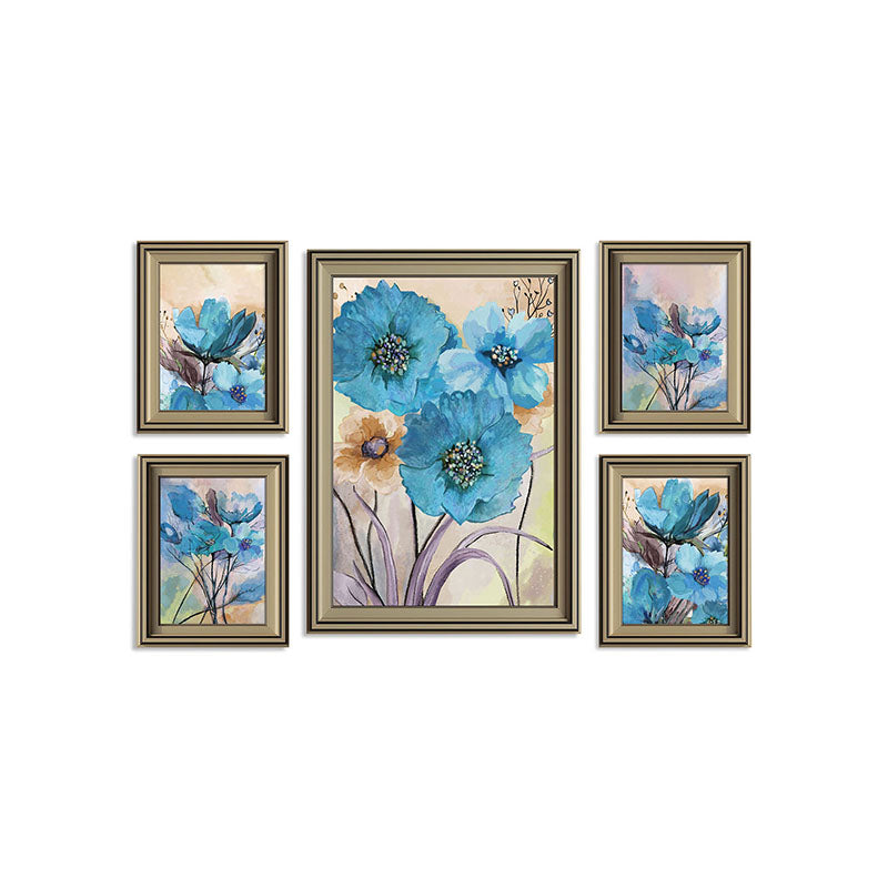 Wall Art & Paintings - Celosia Bloom Wall Art - Set Of Five