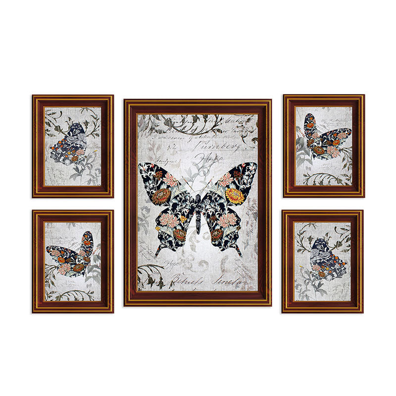 Wall Art & Paintings - Flutterby Wall Art - Set Of Five