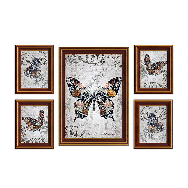 Buy Flutterby Wall Art - Set Of Five Wall Art & Paintings from Vaaree