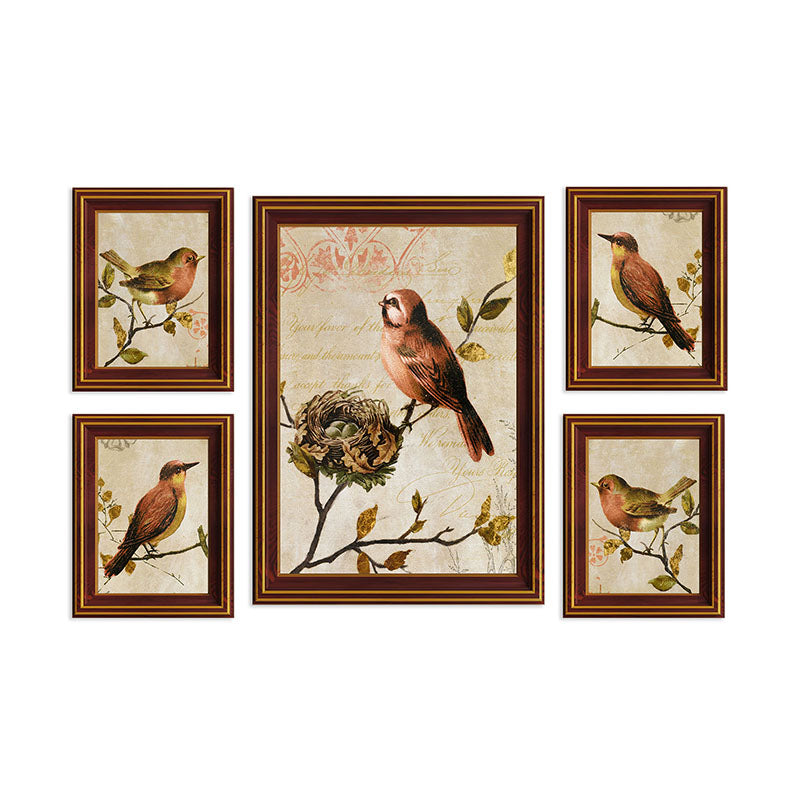 Wall Art & Paintings - Bird Paradise Wall Art - Set Of Five