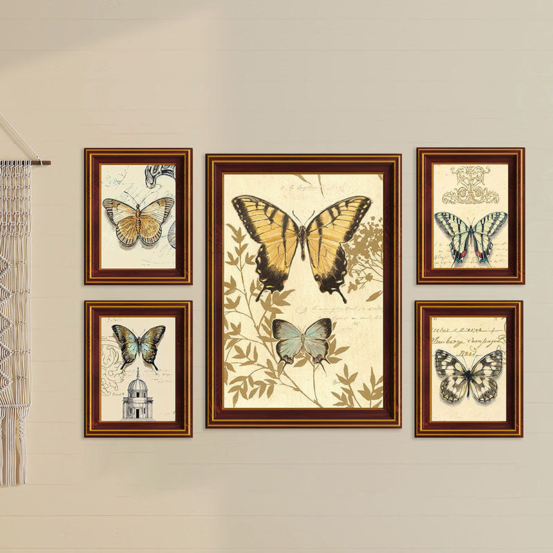 Wall Art & Paintings - Glory Flutter Wall Art - Set Of Five