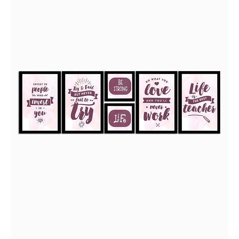 Wall Art & Paintings - Life Lessons Wall Art - Set Of Six