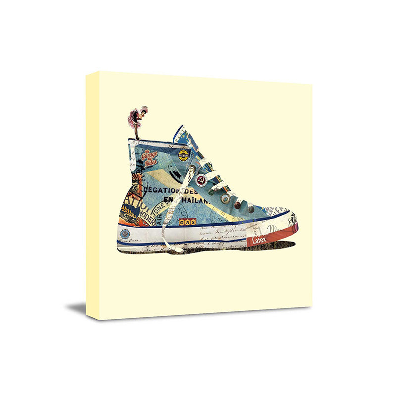 Buy Shoe Run Wall Painting Wall Art & Paintings from Vaaree