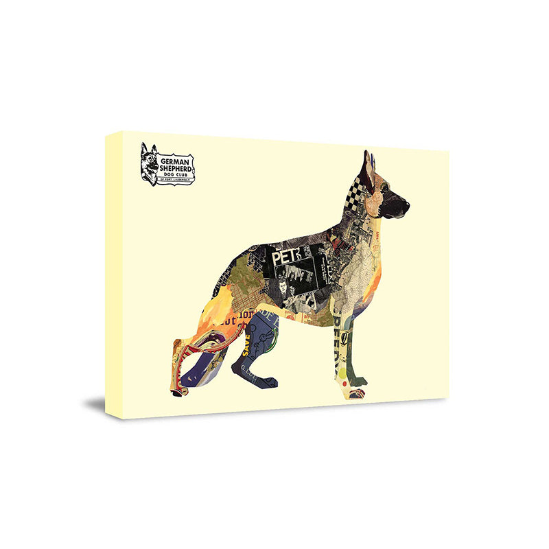 Buy German Sheperd Wall Painting Wall Art & Paintings from Vaaree