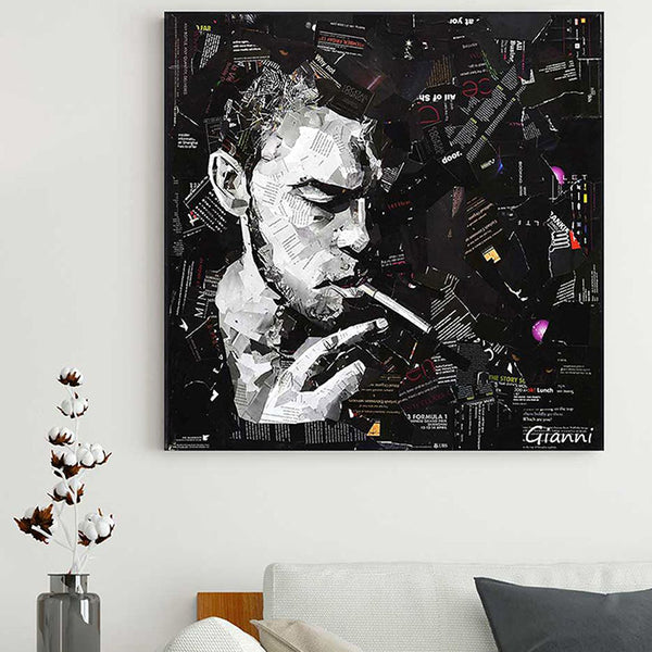 Wall Art & Paintings - Smoke Ponder Wall Painting