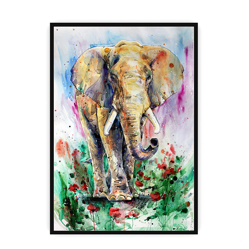 Wall Art & Paintings - Grand Tusker Wall Painting