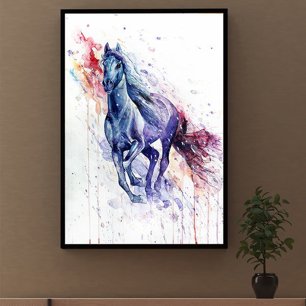 Wall Art & Paintings - Stallion Blaze Wall Painting