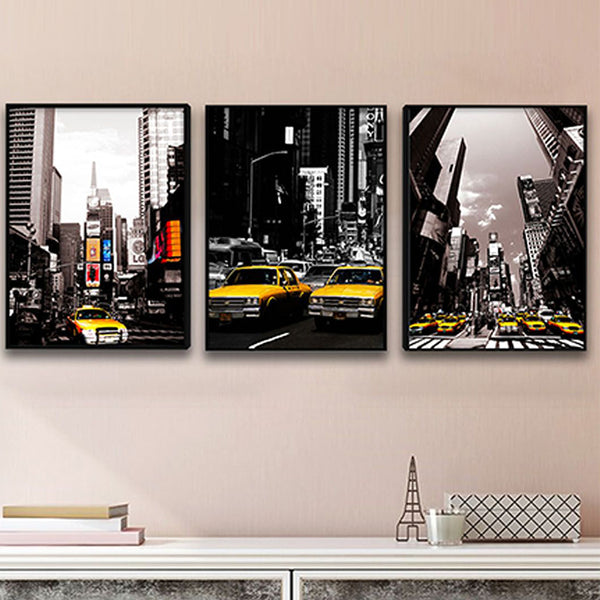 Wall Art & Paintings - Skyscraper Wonder Wall Painting - Set Of Three