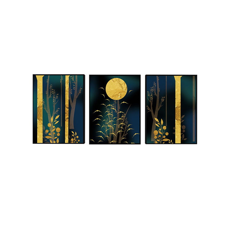 Wall Art & Paintings - Moonlit Mist Wall Painting - Set Of Three