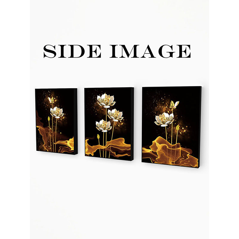 Wall Art & Paintings - Alba Floral Wall Painting - Set Of Three