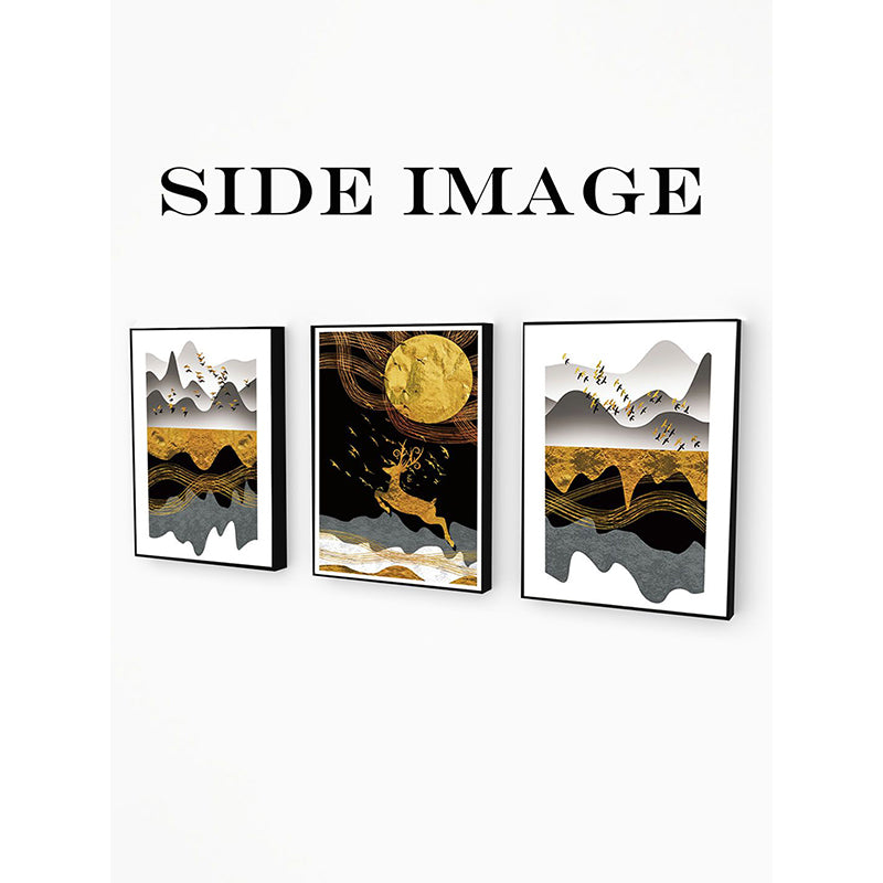 Wall Art & Paintings - Midnight Magna Wall Painting - Set Of Three