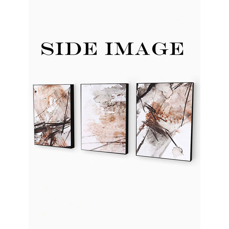 Wall Art & Paintings - Glima Splash Wall Painting (Brown) - Set Of Three