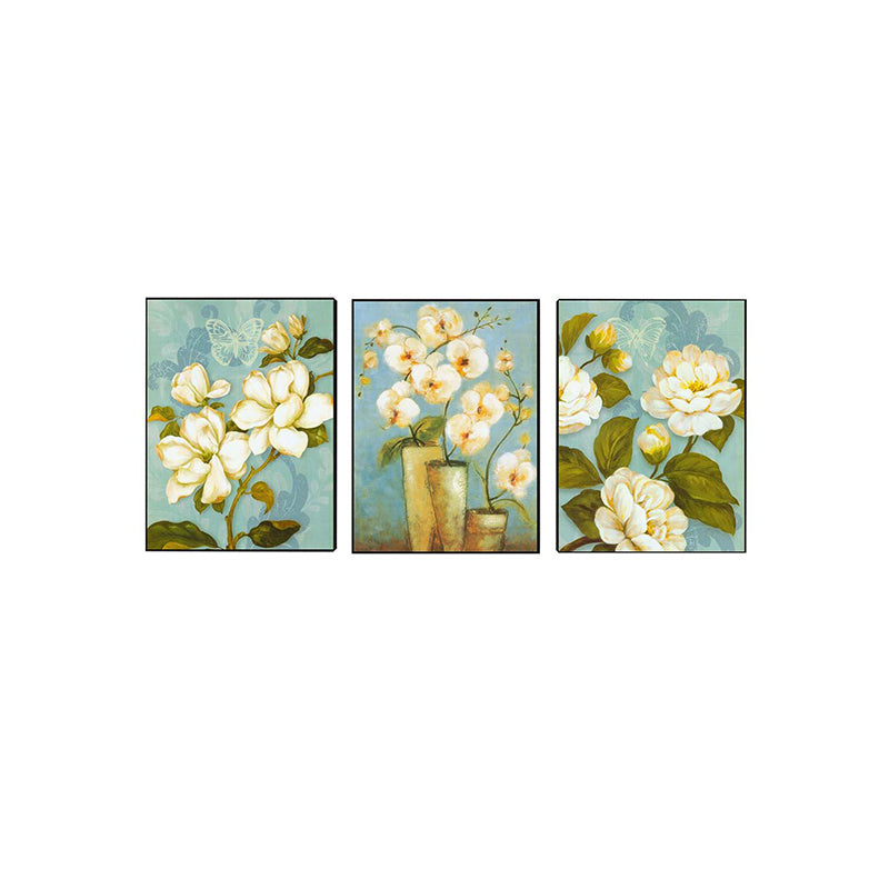 Wall Art & Paintings - Peony Garden Wall Painting - Set Of Three