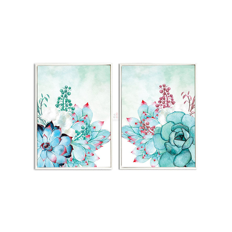 Wall Art & Paintings - Peony Cluster Wall Painting - Set Of Two