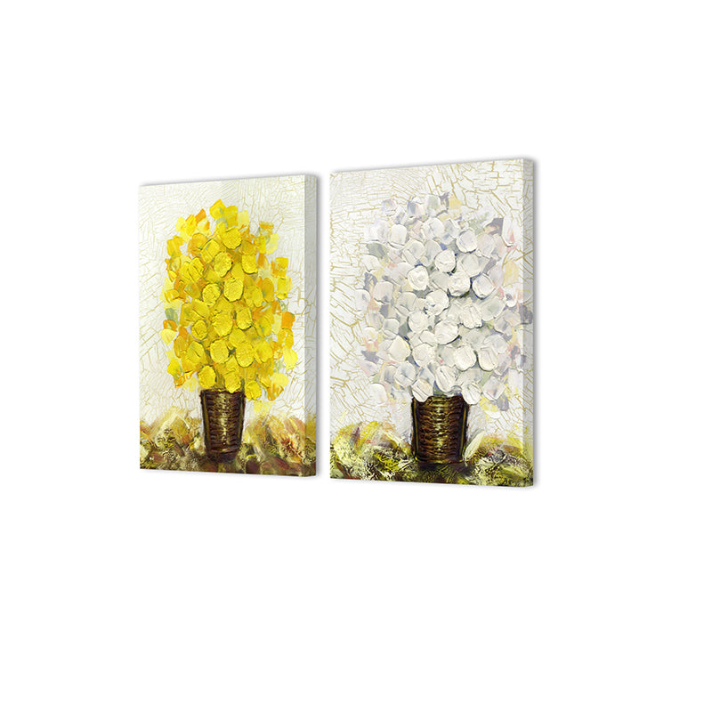 Wall Art & Paintings - Blossom Bunch Wall Painting - Set Of Two