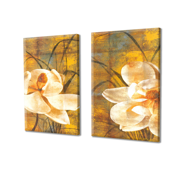 Wall Art & Paintings - Livo Flora Wall Painting - Set Of Two