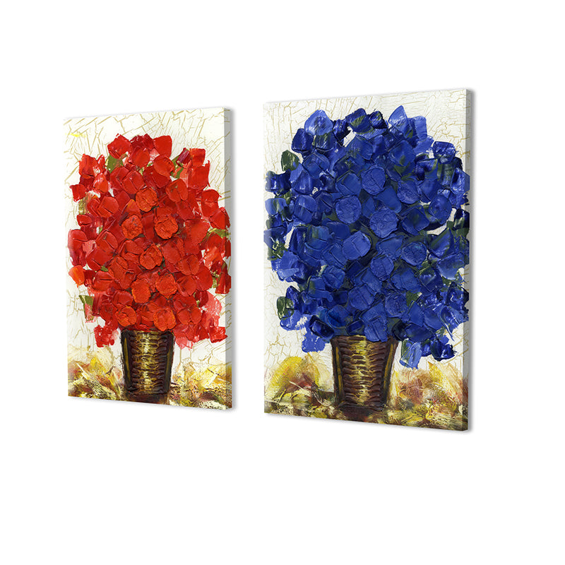 Wall Art & Paintings - Bloom Bunch Wall Painting - Set Of Two