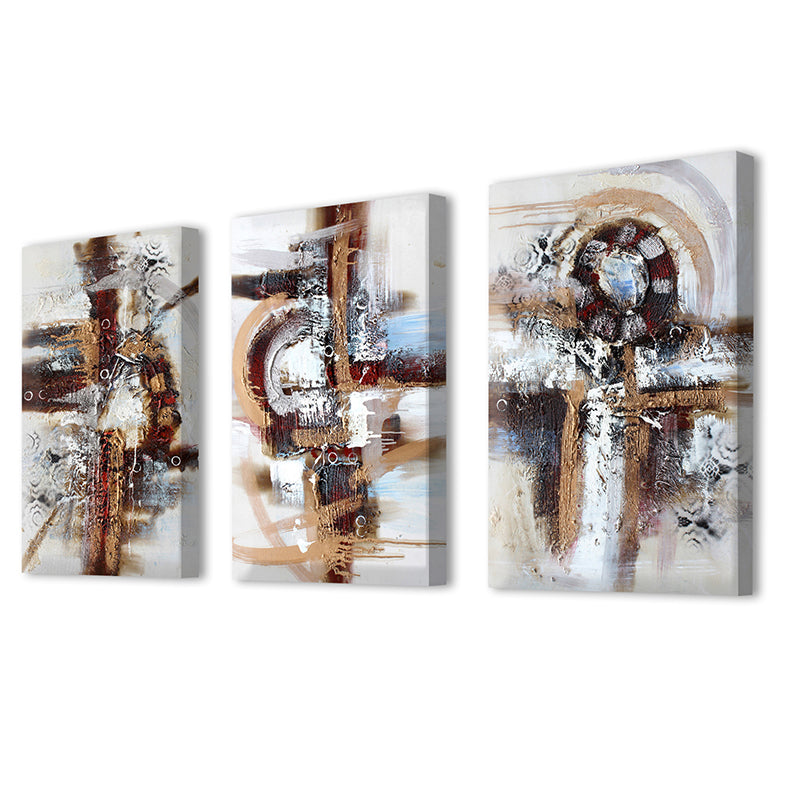 Wall Art & Paintings - Blaiso Abstract Wall Painting - Set Of Three