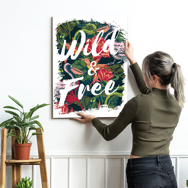 Wall Art & Paintings - Wild & Free Brushstroke Wall Art