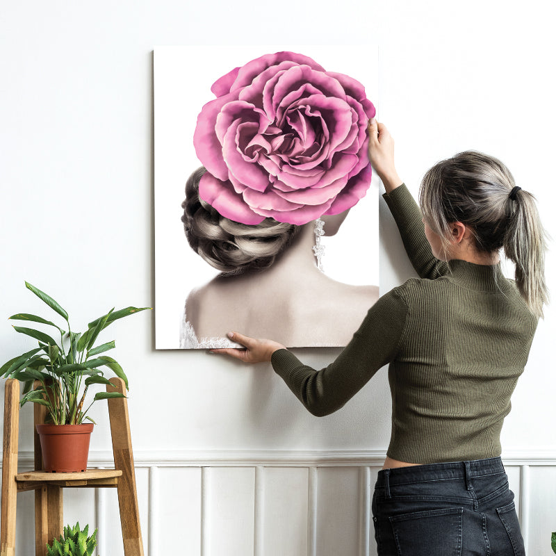 Wall Art & Paintings - Pink Rosa Wall Painting