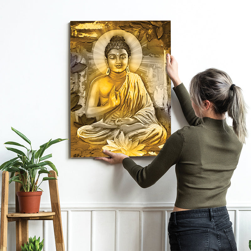 Wall Art & Paintings - Buddha Meditation Wall Painting