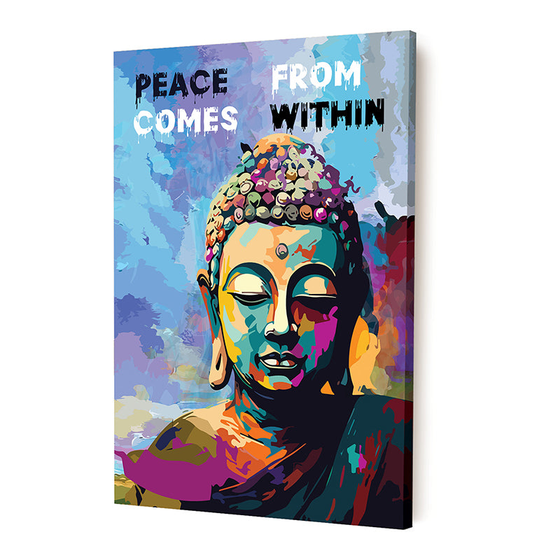 Wall Art & Paintings - Buddha Space Wall Painting