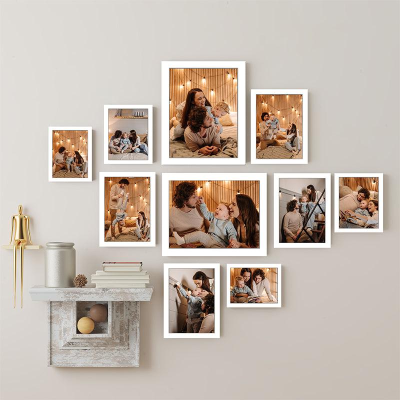 Buy Fallon Photo Frame - Set Of Ten Photo Frames from Vaaree