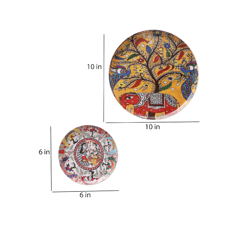 Buy Mural Minara Wall Plate - Set Of Three Wall Plates from Vaaree