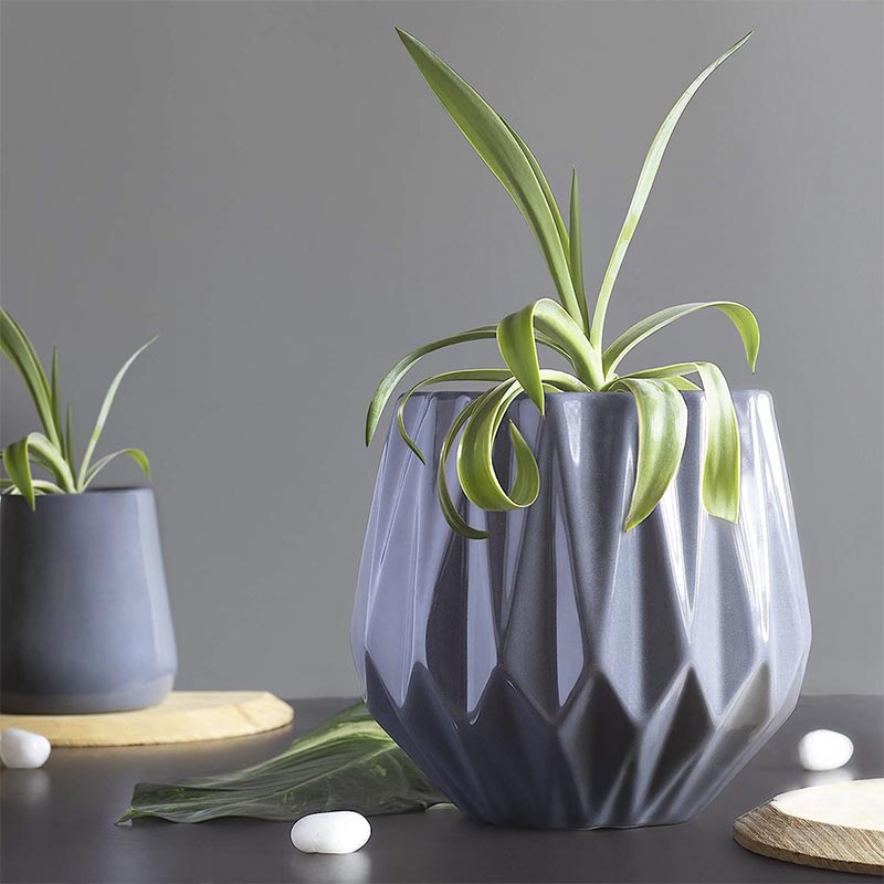 Buy Ugaoo Precious Horcrux Ceramic Pot - Grey Pots & Planters from Vaaree