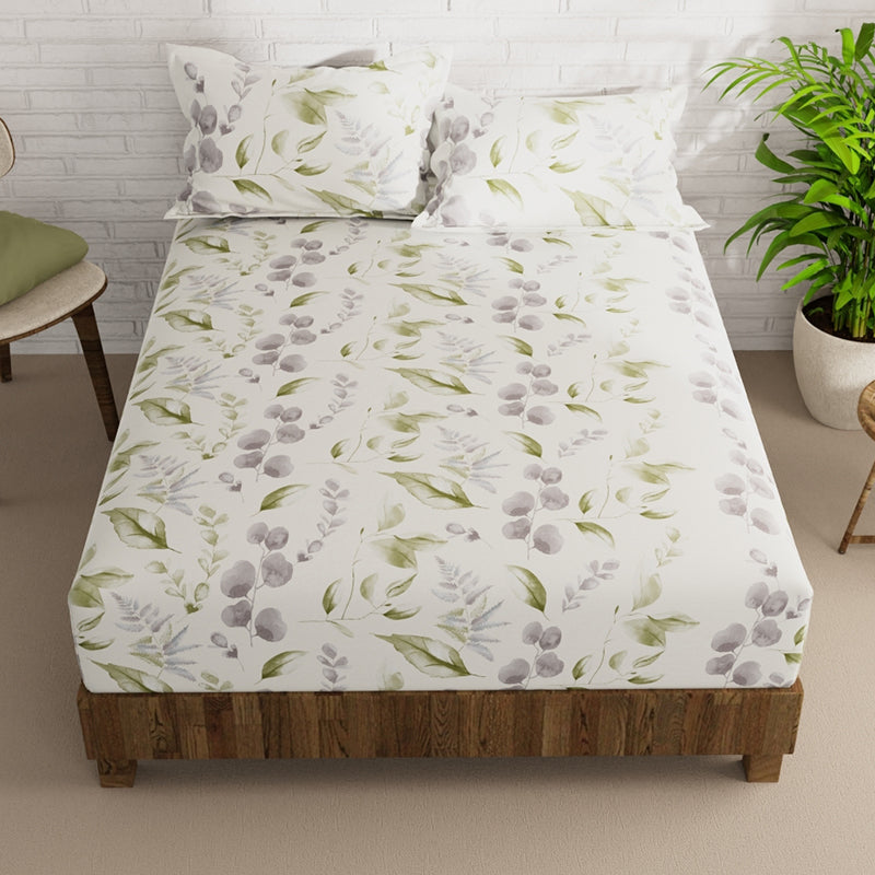 Buy Britta Floral Bedsheet Bedsheets from Vaaree