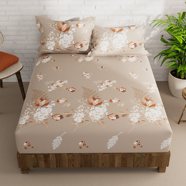 Buy Feather Field Floral Bedsheet Bedsheets from Vaaree