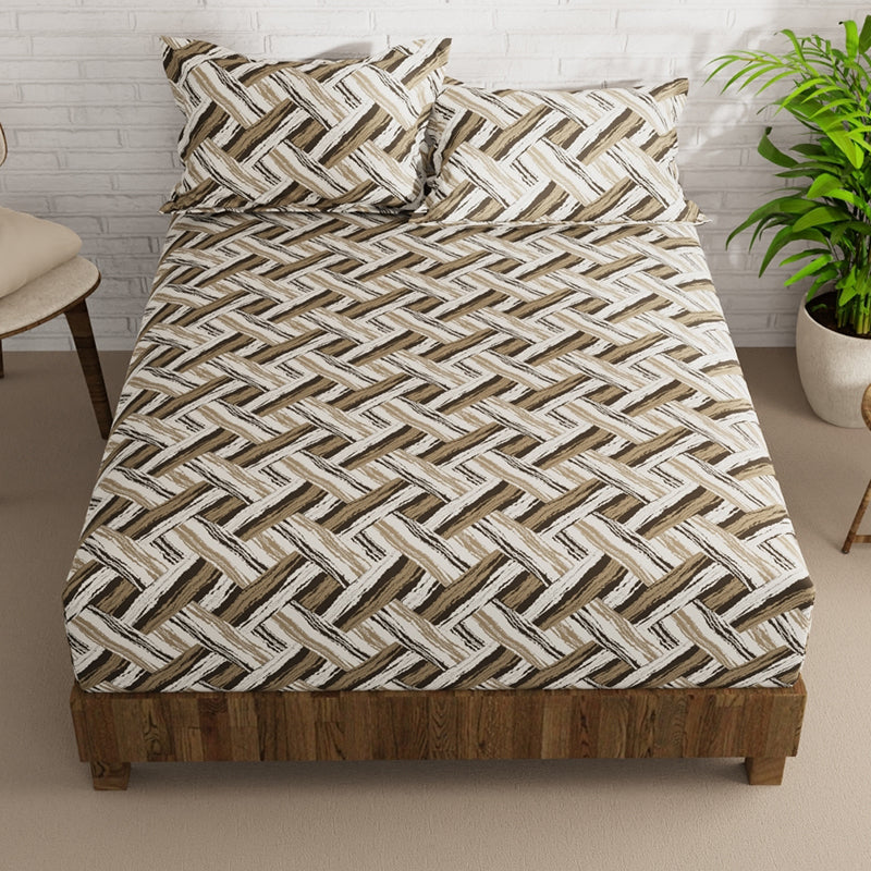 Buy Claire Abstract Bedsheet Bedsheets from Vaaree