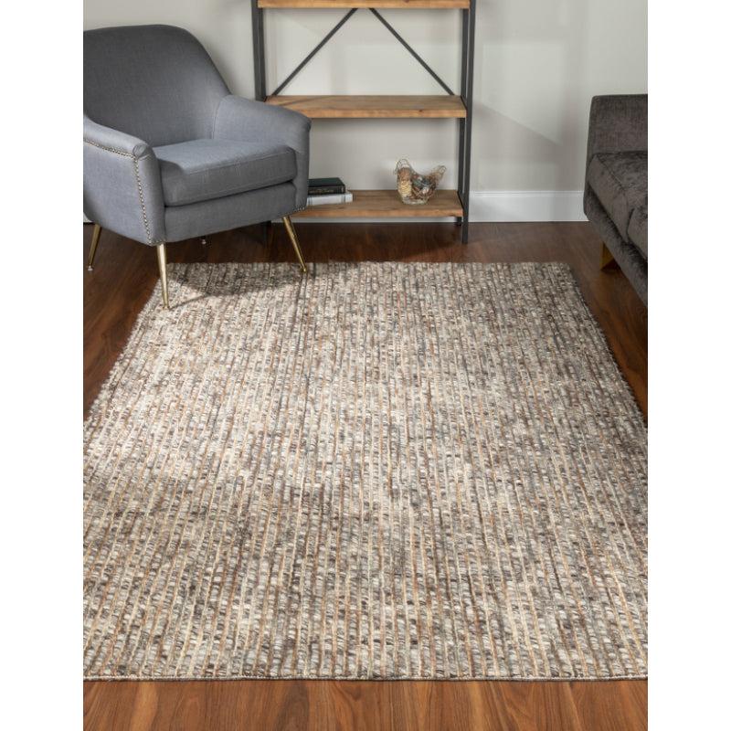 Buy Artistry Threads Hand Woven Rug - Brown Rugs from Vaaree