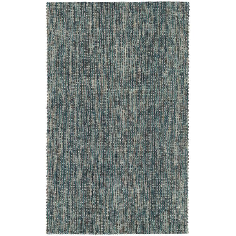 Buy Artistry Threads Hand Woven Rug - Sea Blue & Brown Rugs from Vaaree