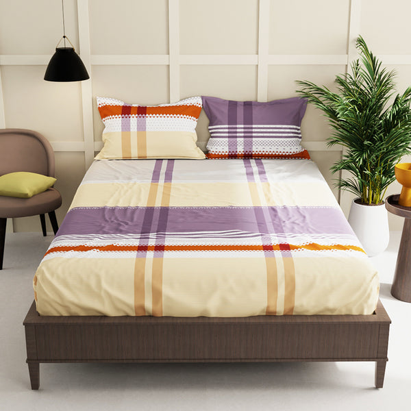 Buy Julian Checks Bedsheet Bedsheets from Vaaree