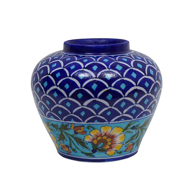 Buy Cobalt Handpainted Vase Vase from Vaaree