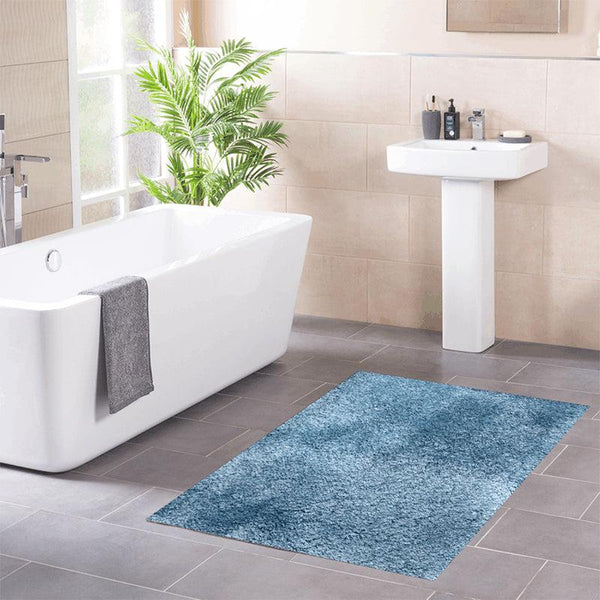 Buy Lecro Anti Skid Bath Mat - Blue Bath Mats from Vaaree