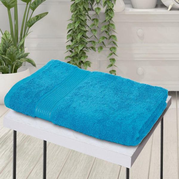 Buy Junia Bath Towel - Light Blue Bath Towels from Vaaree