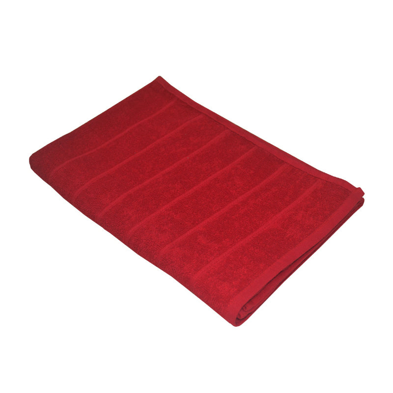 Buy Sarda Bath Towel - Red Bath Towels from Vaaree