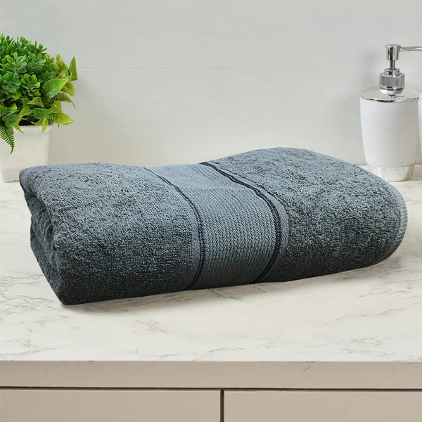 Buy Eva Quick Dry Bath Towel - Grey Bath Towels from Vaaree